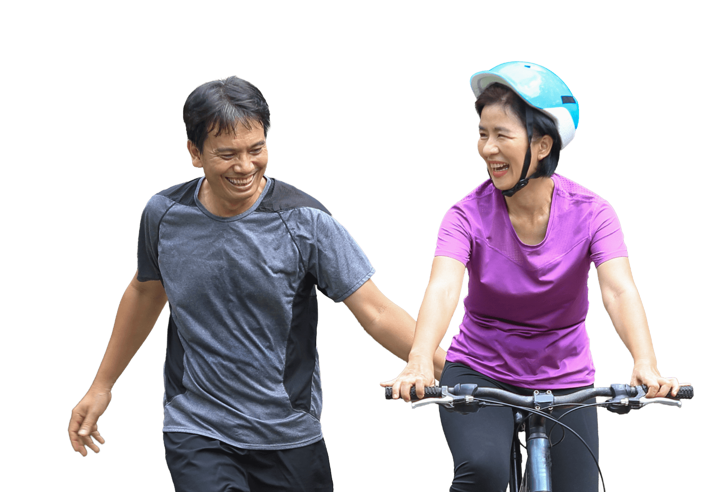 Couple with Bike